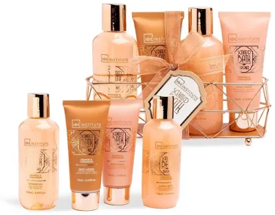 Набор IDC Institute Scented Bath Bronze гель для душа 160 мл лосьон 75 мл пена для ванны 160 мл и скраб 75 мл