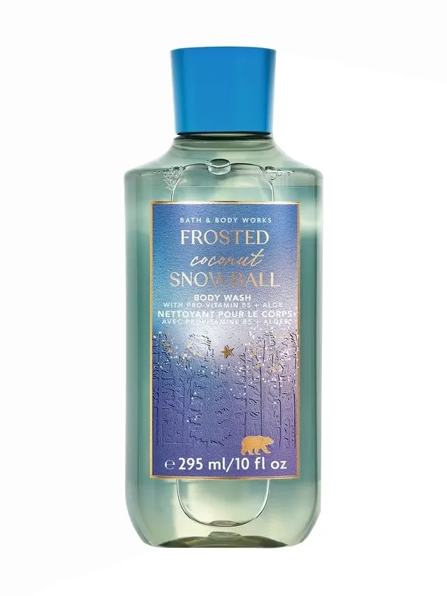 Гель для душа Bath & Body Works Frosted Coconut Snowball с кокосом и ванилью, 295 мл