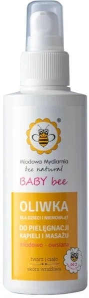 Детское масло для лица и тела Miodowa Mydlarnia медово-овсяное