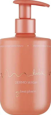 Деликатный гель для мытья тела MyBestPharm MyBestDermoWash Kids с молозивом, для детей, 200 мл