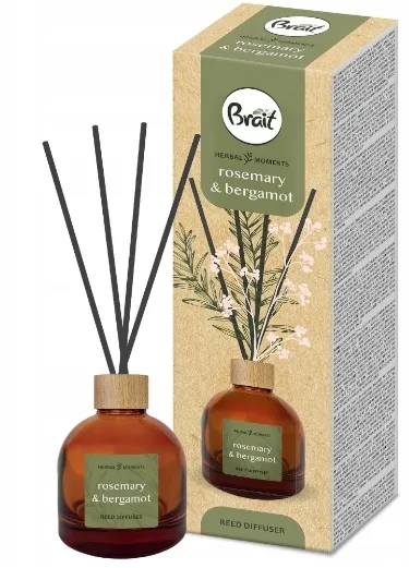 Аромадиффузор для дома Brait Herbal Moments Rosemary & Bergamot 100 мл