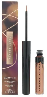 Подводка для глаз Fenty Beauty Glitty Lid Shimmer Liquid Eyeliner жидкая, с шиммером, стойкая, 3,3 мл