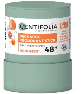 Твёрдый дезодорант-стик Centifolia цитрусовый аромат для тела