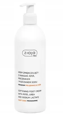 Крем для стоп Ziaja Pro Softening Foot Cream смягчающий, с мочевиной и лактатом натрия, 400 мл