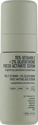 Сыворотка для лица Nerds Fresh Active Serum с витамином C и глутатионом, освежающая, 30 мл