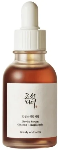 Сыворотка для лица Beauty Of Joseon Repair Ginseng + Snail Mucin восстанавливающая, с женьшенем, 60 мл
