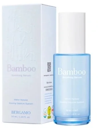 Сыворотка для лица Bergamo Bamboo Soothing увлажняющая, с охлаждающими капсулами, 50 мл