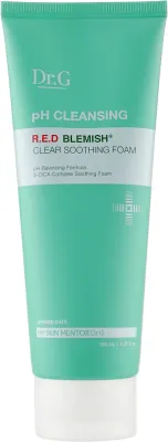 Dr.G pH Cleansing R.E.D Blemish Clear Soothing Foam успокаивающая пенка для умывания с BHA 150 мл
