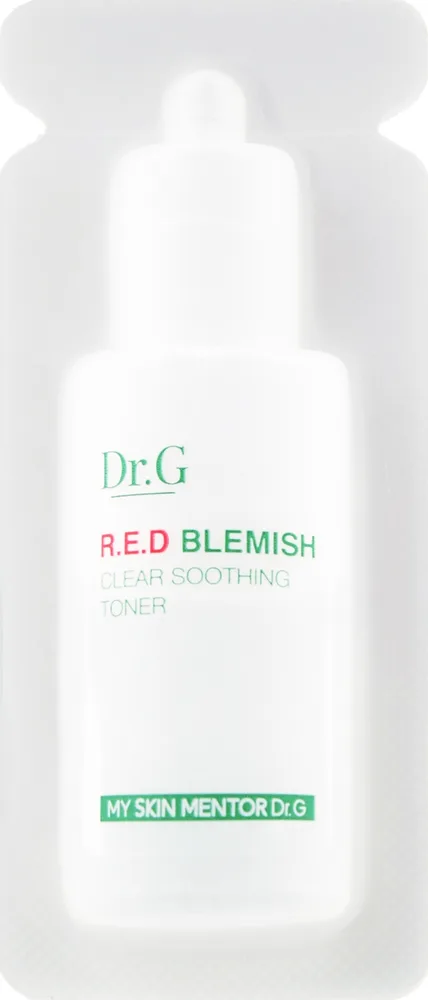 Успокаивающий тоник для лица Dr.G Red Blemish Clear с центеллой и куркумой, 300 мл