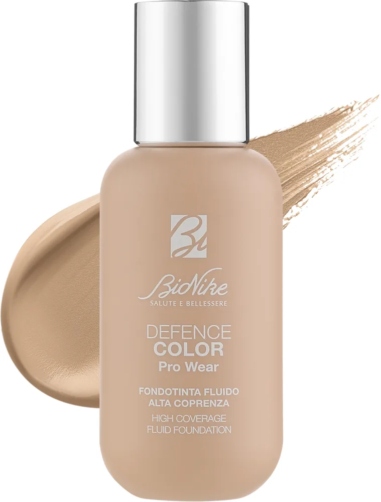 Тональный флюид BioNike Defense Color Pro Wear High Coverage кроющий стойкий SPF 30, 50 мл, оттенок 01 - Ivory