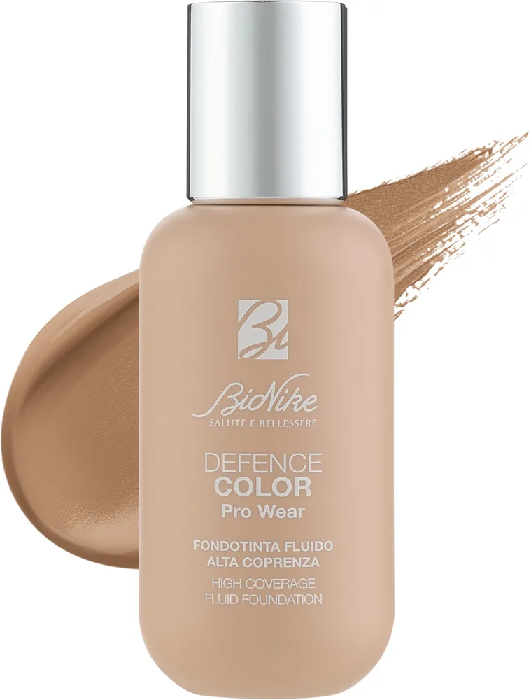 Тональный флюид BioNike Defense Color Pro Wear High Coverage кроющий стойкий SPF 30, 50 мл, оттенок 03 - Sand