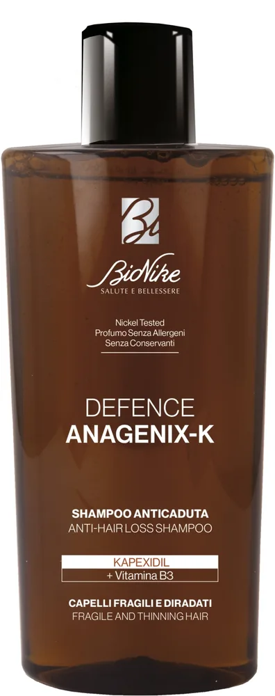 Шампунь BioNike Defence Anagenix-K против выпадения волос, с аминексилом и ниацинамидом, 200 мл