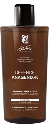 Шампунь BioNike Defence Anagenix-K против выпадения волос, с аминексилом и ниацинамидом, 200 мл