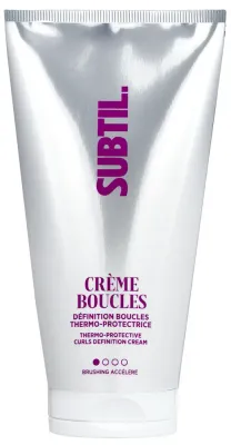 Крем для волос Subtil Creme Boucles термозащитный, чёткость локонов и блеск, для волнистых и кудрявых, с пантенолом, 480 мл