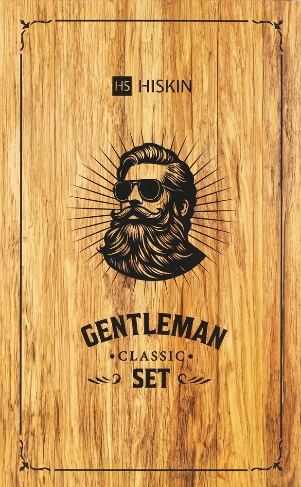 Мужской набор HiSkin Gentleman Classic из шести средств гель для тела и волос с пантенолом и ниацинамидом