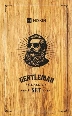 Мужской набор HiSkin Gentleman Classic из шести средств гель для тела и волос с пантенолом и ниацинамидом