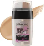 База под макияж Bielenda Beauty Base Satin Foundation + Glow Booster 2 в 1, с сатиновым финишем, 2 x 7,5 г, оттенок 01 — фото 1