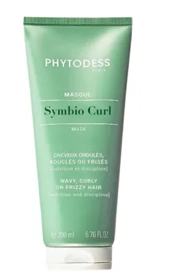 Маска для кудрявых волос Phytodess Symbio Curl, кокосовое масло, сквалан, эфиры жожоба, экстракт баобаба, 200 мл