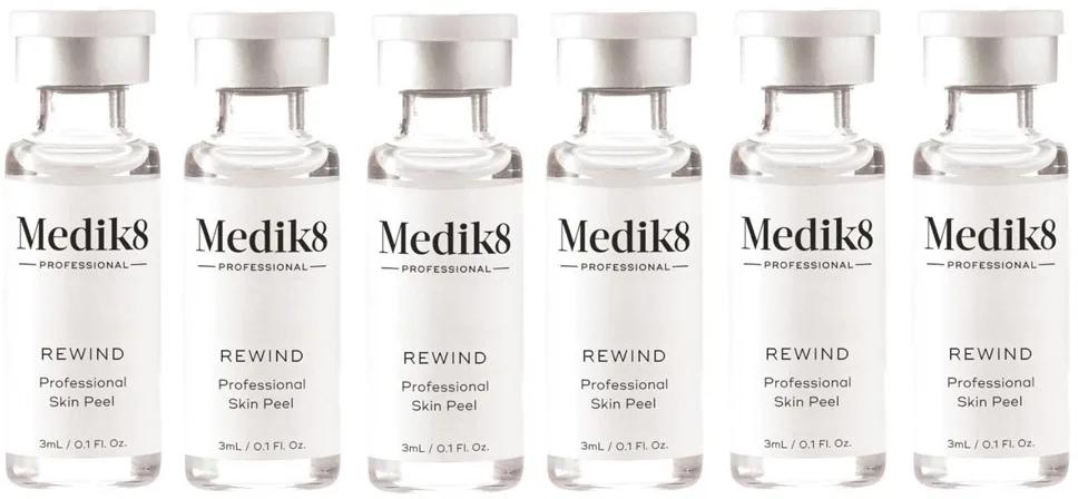 Medik8 Medik8 Professional Peel Rewind - Обновляющий комбинированный пилинг для лица Peel Rewind, 6х3 мл