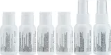 Набор Dr.EA Keratin Series шампунь глубокой очистки крем для выпрямления бессульфатный шампунь маска сыворотка молочко по 30 мл и щетка — фото 3