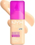 NYX Professional Makeup Podkład do twarzy - Тональный флюид NYX Professional Make Em Wonder Soft Matte матирующий стойкий, 30 мл, оттенок 01 - Pale — фото 1