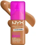 NYX Professional Makeup Podkład do twarzy - Тональный флюид NYX Professional Make Em Wonder Soft Matte матирующий стойкий, 30 мл, оттенок 23 - Golden Carame — фото 1