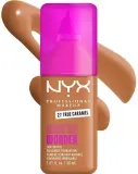 NYX Professional Makeup Podkład do twarzy - Тональный флюид NYX Professional Make Em Wonder Soft Matte матирующий стойкий, 30 мл, оттенок 27 - True Caramel — фото 1