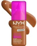 NYX Professional Makeup Podkład do twarzy - Тональный флюид NYX Professional Make Em Wonder Soft Matte матирующий стойкий, 30 мл, оттенок 32 - Capuccino — фото 1