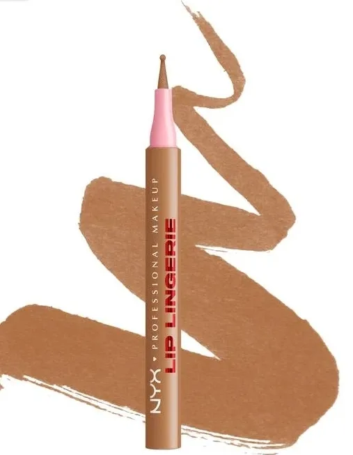 NYX Professional Makeup Konturówka do ust - Лайнер для губ NYX Professional Lip Lingerie Liner Stain контурный, водостойкий, 1 мл, оттенок Tease U Later (Cool Nude)