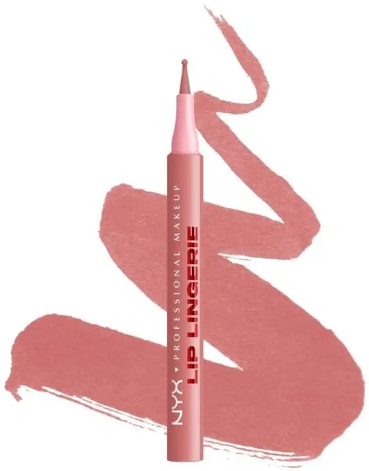 NYX Professional Makeup Konturówka do ust - Лайнер для губ NYX Professional Lip Lingerie Liner Stain контурный, водостойкий, 1 мл, оттенок Cuff Me (Rose Pink)