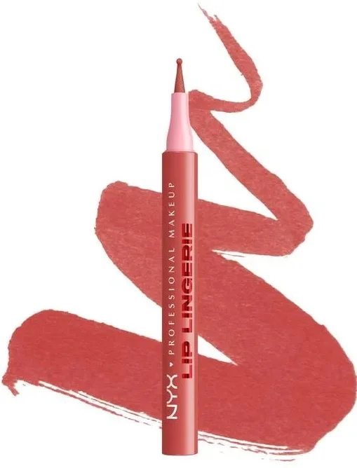 NYX Professional Makeup Konturówka do ust - Лайнер для губ NYX Professional Lip Lingerie Liner Stain контурный, водостойкий, 1 мл, оттенок Send Nudes (Rosewood)
