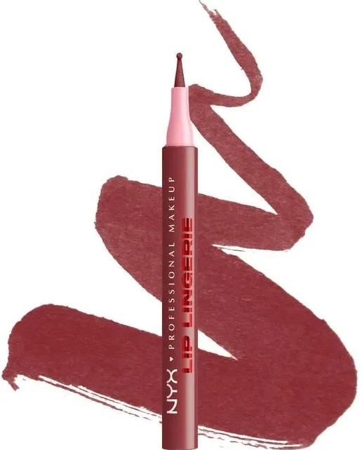 NYX Professional Makeup Konturówka do ust - Лайнер для губ NYX Professional Lip Lingerie Liner Stain контурный, водостойкий, 1 мл, оттенок Up All Night (Black Cherry)