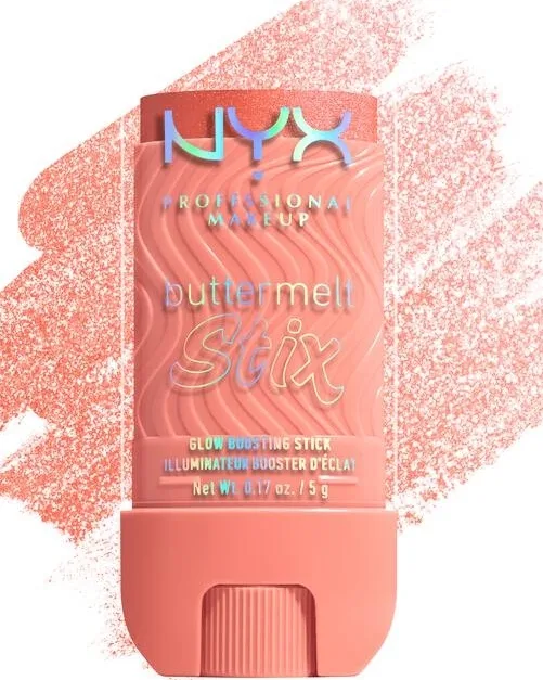 NYX Professional Makeup Rozświetlacz w sztyfcie - Хайлайтер для лица NYX Buttermelt Stix в стике, оттенок Melt Down