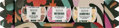 Набор масел для тела The Body Shop Shea British Rose и Almond Milk 3 шт по 50 мл