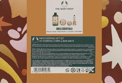 Набор The Body Shop Shea масло для тела 50 мл крем-гель для душа 250 мл крем для рук 30 мл и бальзам для губ 10 мл
