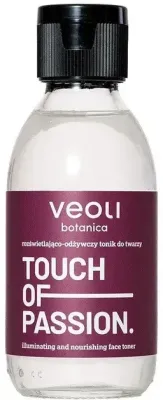 Тоник для лица Veoli Botanica Touch Of Passion увлажняющий, с эффектом сияния, 150 мл