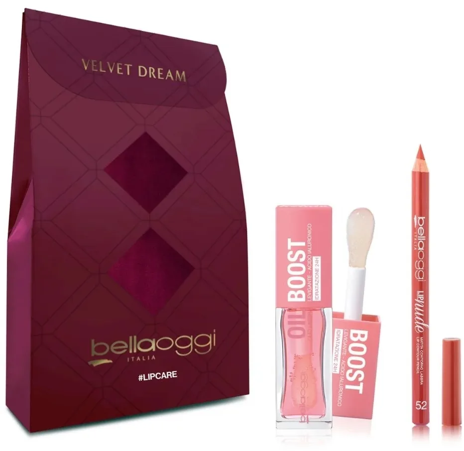Набор для губ Bellaoggi Lip Care питательное масло для губ Oil Boost 5.3 мл и карандаш для губ оттенок 52 1.1 г