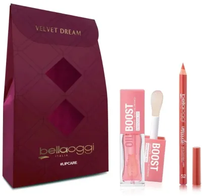 Набор для губ Bellaoggi Lip Care питательное масло для губ Oil Boost 5.3 мл и карандаш для губ оттенок 52 1.1 г