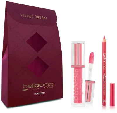 Набор для губ Bellaoggi Lip Affair блеск для губ 5 мл и карандаш для губ 1.1 г