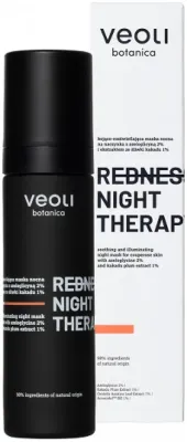 Успокаивающая ночная маска для лица от покраснений Veoli Botanica Redness Night Therapy