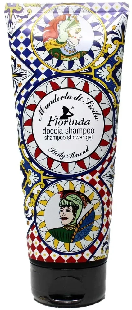 Шампунь-гель для душа Florinda Art of Sun Sicily Almond с сицилийским миндалём, 2 в 1, 200 мл