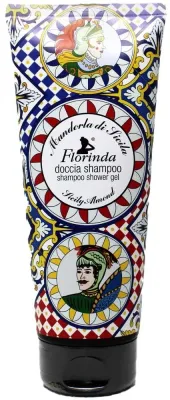 Шампунь-гель для душа Florinda Art of Sun Sicily Almond с сицилийским миндалём, 2 в 1, 200 мл