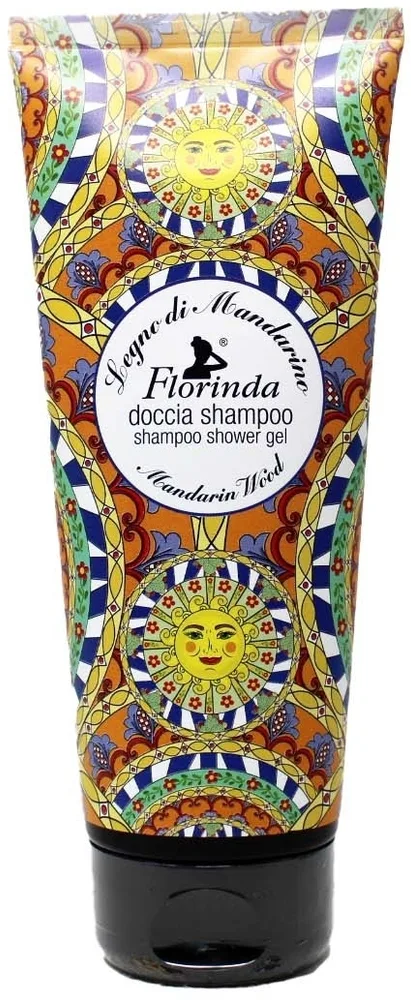 Шампунь-гель для душа Florinda Art of Sun Mandarin Wood с мандарином и деревом, 2 в 1, 200 мл