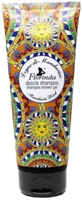 Шампунь-гель для душа Florinda Art of Sun Mandarin Wood с мандарином и деревом, 2 в 1, 200 мл