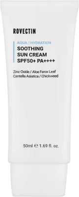 Солнцезащитный крем Rovectin Aqua Soothing Sun SPF50+ PA++++ увлажняющий 50 мл