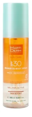 Спрей для тела MartiDerm Sun Care Bronze D SPF 30 двухфазный для загара 155 мл