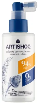 Термозащитный несмываемый кондиционер-спрей «Укрепление и защита» Artishoq, 130 мл
