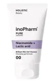 Очищающий гель для лица InoPharm Pure Elements с ниацинамидом молочной кислотой и гамамелисом 150 мл — фото 1