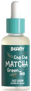 Сыворотка для лица Beany Cha Cha Matcha с AHA и BHA кислотами, отшелушивающая, 30 мл
