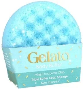 Мыло-губка для тела Bomb Cosmetics Mint Choc Chip Gelato, 200 г